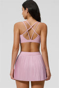 The Balance Sports Bra Tennis Skirt 2-Piece Set