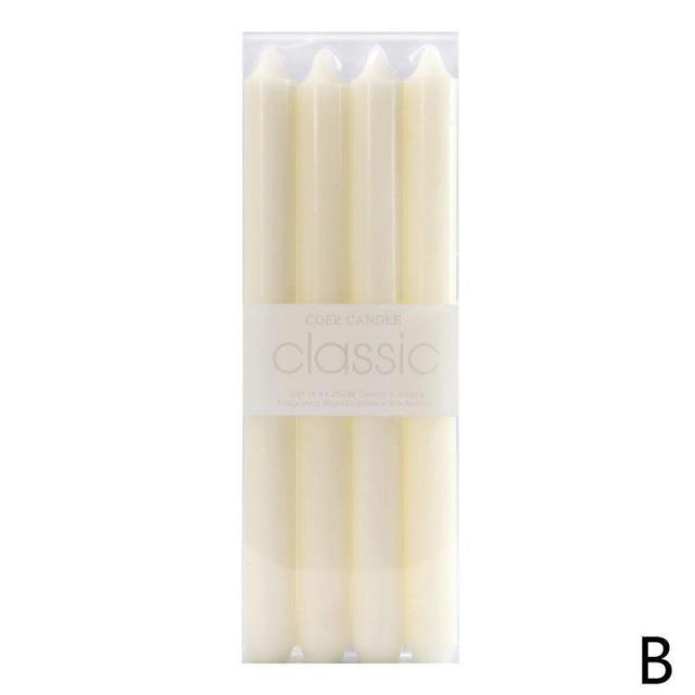4pcs Home Candlestick Candles Colorful Spell Candles Pure Beeswax Handmade Taper Candles Smokeless Dripless Wax Candles Beeswax Candle for Home Gift Ideas Magic Decorative Aromatic Candles Fulfilled Decor Party Beeswax Candle