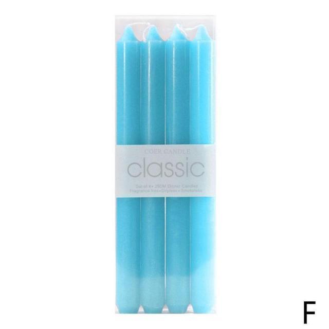4pcs Home Candlestick Candles Colorful Spell Candles Pure Beeswax Handmade Taper Candles Smokeless Dripless Wax Candles Beeswax Candle for Home Gift Ideas Magic Decorative Aromatic Candles Fulfilled Decor Party Beeswax Candle