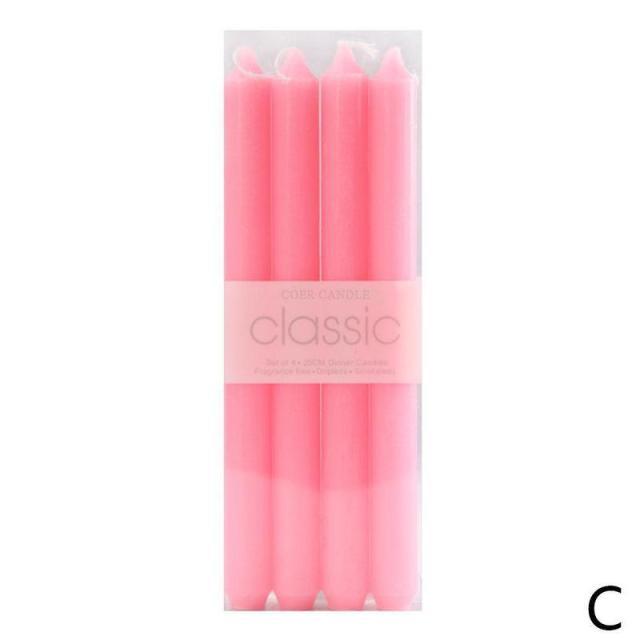 4pcs Home Candlestick Candles Colorful Spell Candles Pure Beeswax Handmade Taper Candles Smokeless Dripless Wax Candles Beeswax Candle for Home Gift Ideas Magic Decorative Aromatic Candles Fulfilled Decor Party Beeswax Candle