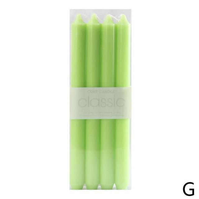 4pcs Home Candlestick Candles Colorful Spell Candles Pure Beeswax Handmade Taper Candles Smokeless Dripless Wax Candles Beeswax Candle for Home Gift Ideas Magic Decorative Aromatic Candles Fulfilled Decor Party Beeswax Candle