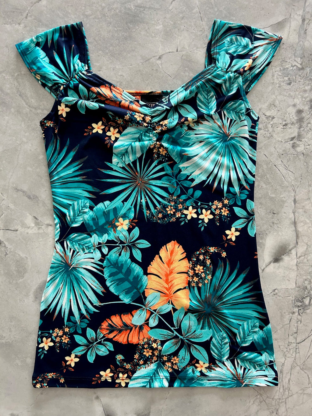 Isabel Top in Tropical - Small only