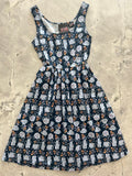 Teapots Fit & Flare Dress - XS only