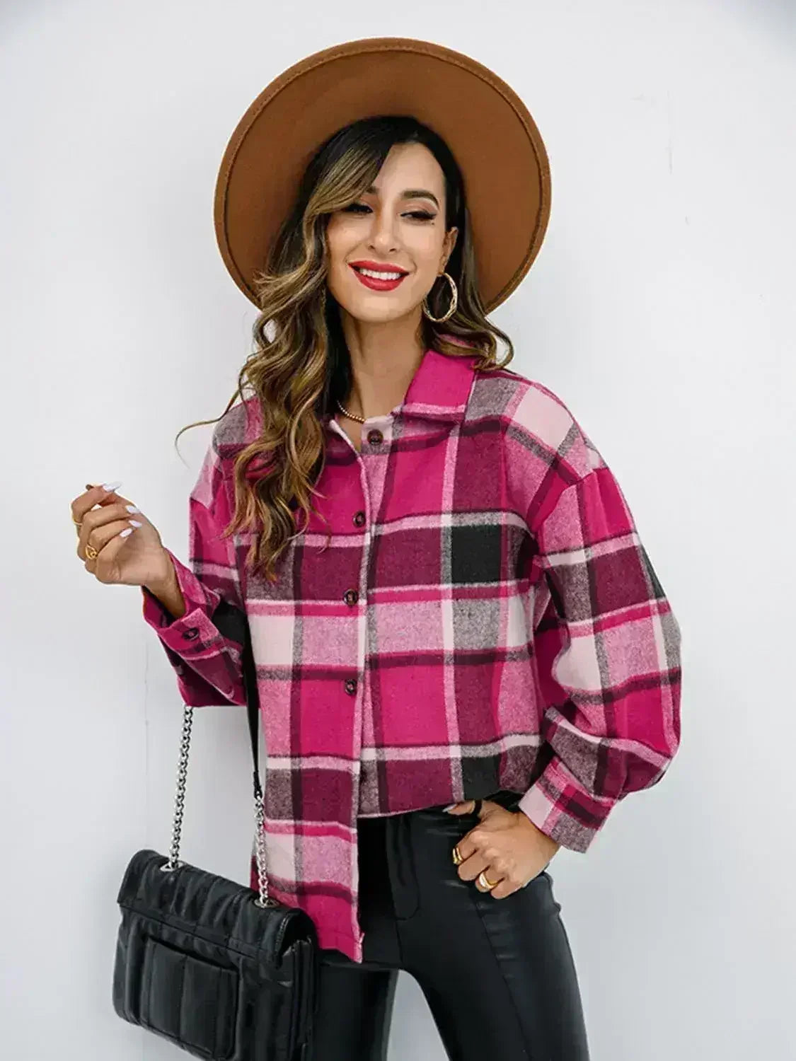 Pumpkin Spice Button-Down Jacket