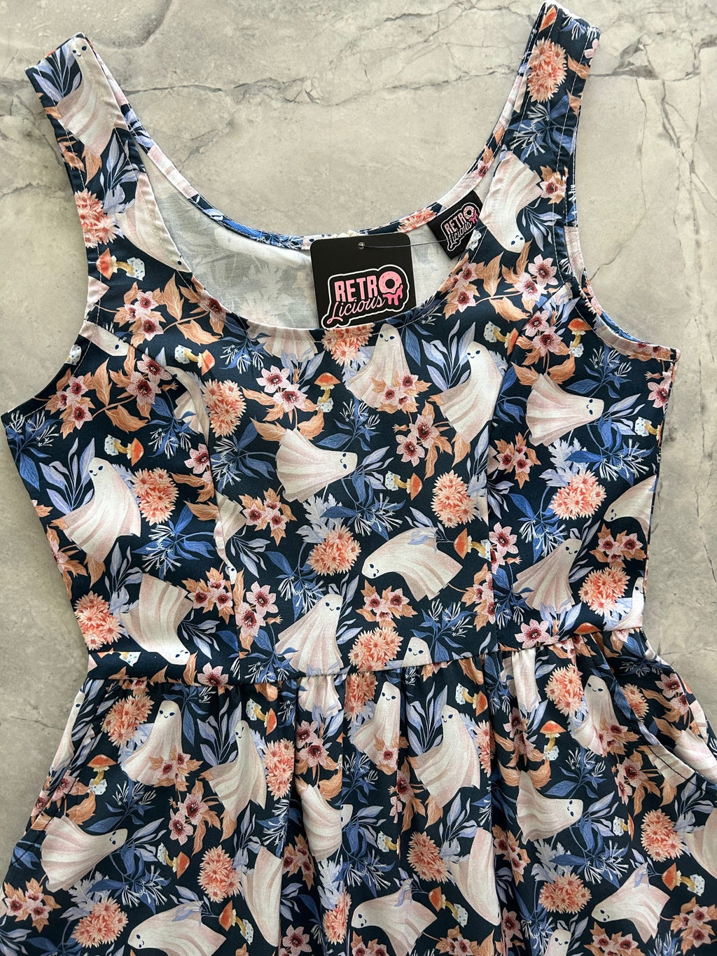 Ghosts Fit & Flare Dress - XS only
