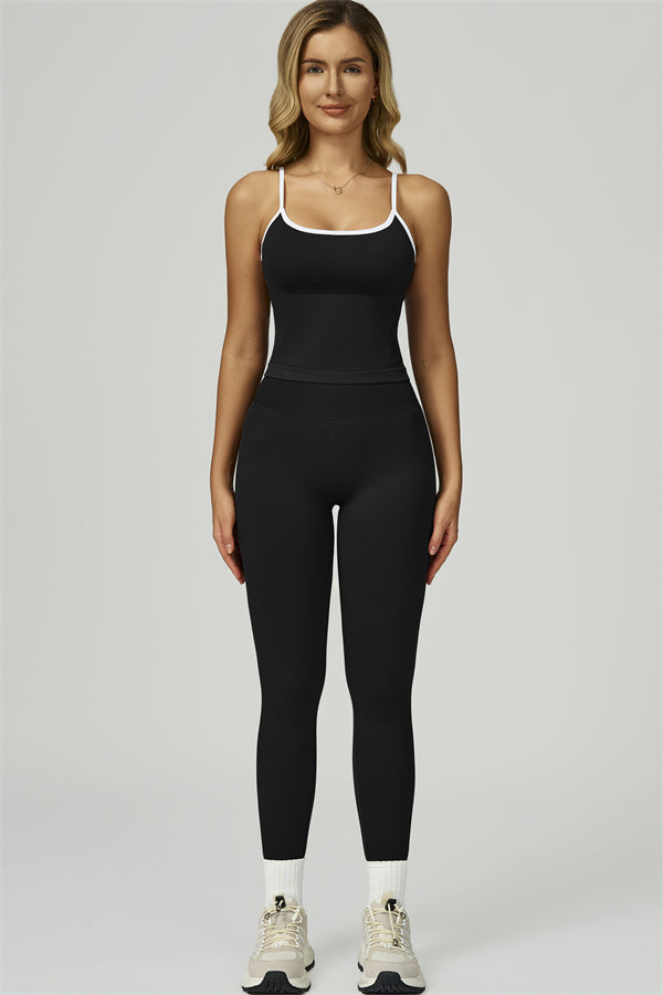 The Prime Line Crop Top Leggings 2-Piece Set
