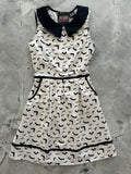 Bats Collared Dress