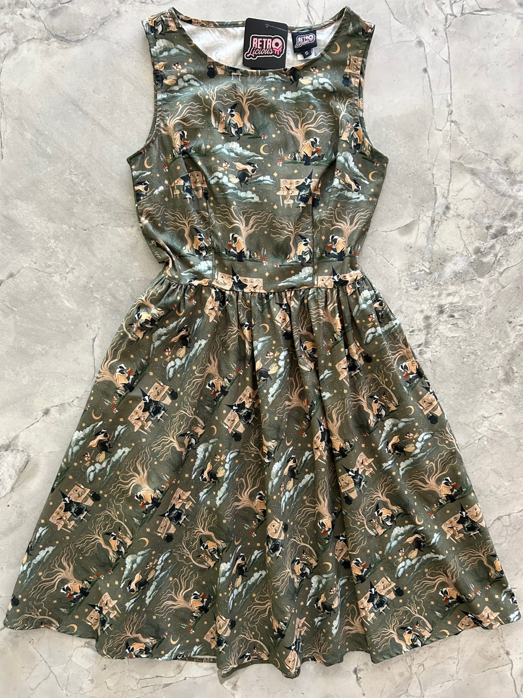 Badger & Mouse Vintage Dress - 3X only, 1 left!