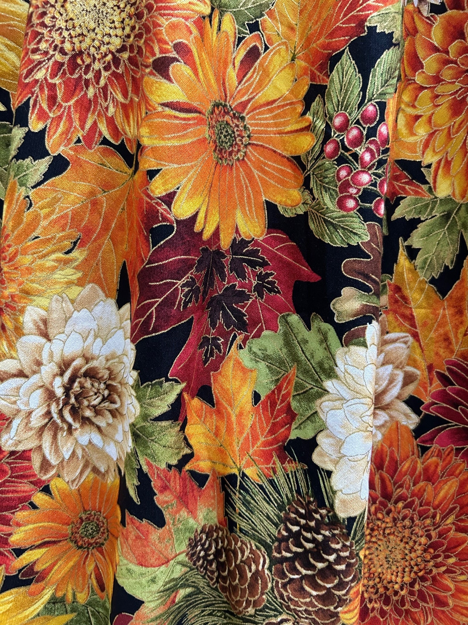 Sunflower Floral Vintage Dress - Medium only