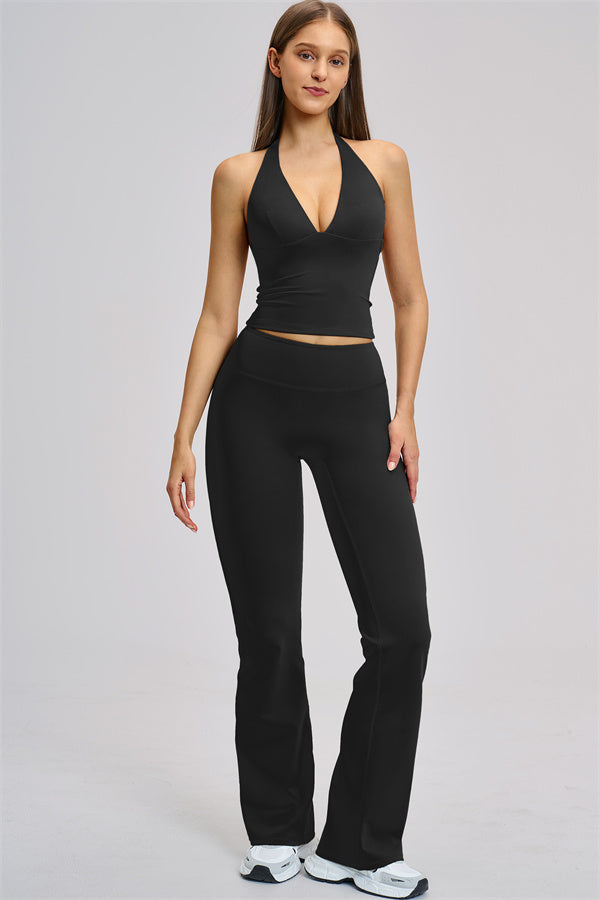 The Zestful Tank Top Flared Leggings 2-Piece Set