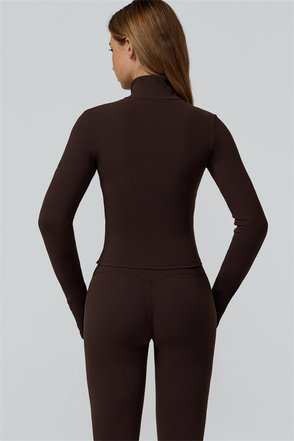 The Venus Zip Top Sports Bra Leggings 3-Piece Set