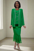 CLEARANCE - Hosanna 5577 Modest 3-Piece Outfit Set Ankle Length (Size 5XL)