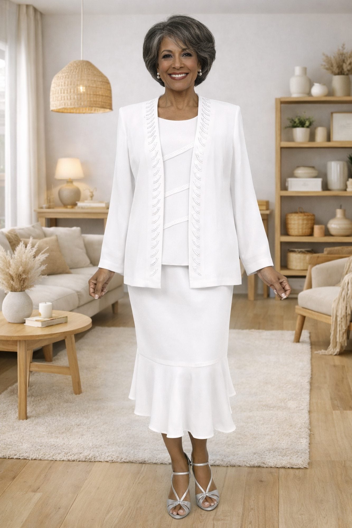 CLEARANCE - Hosanna 5577 Modest 3-Piece Outfit Set Ankle Length (Size 5XL)
