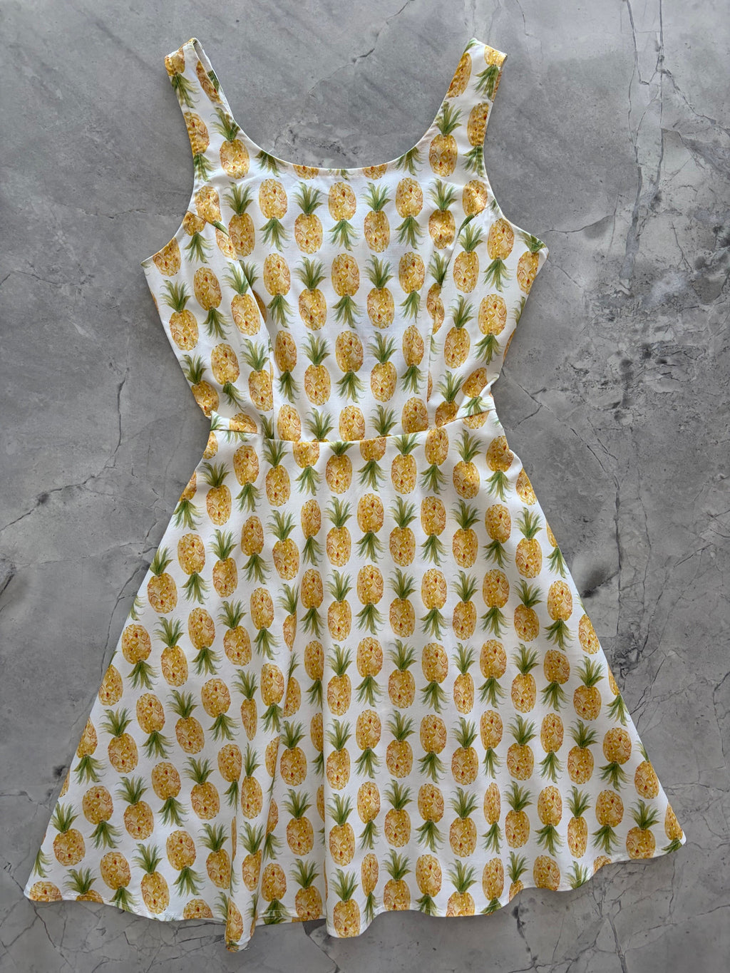 Pineapple Skater Dress