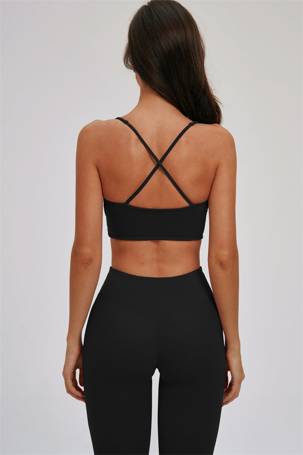 The Kinetic Cross Back Sports Bra
