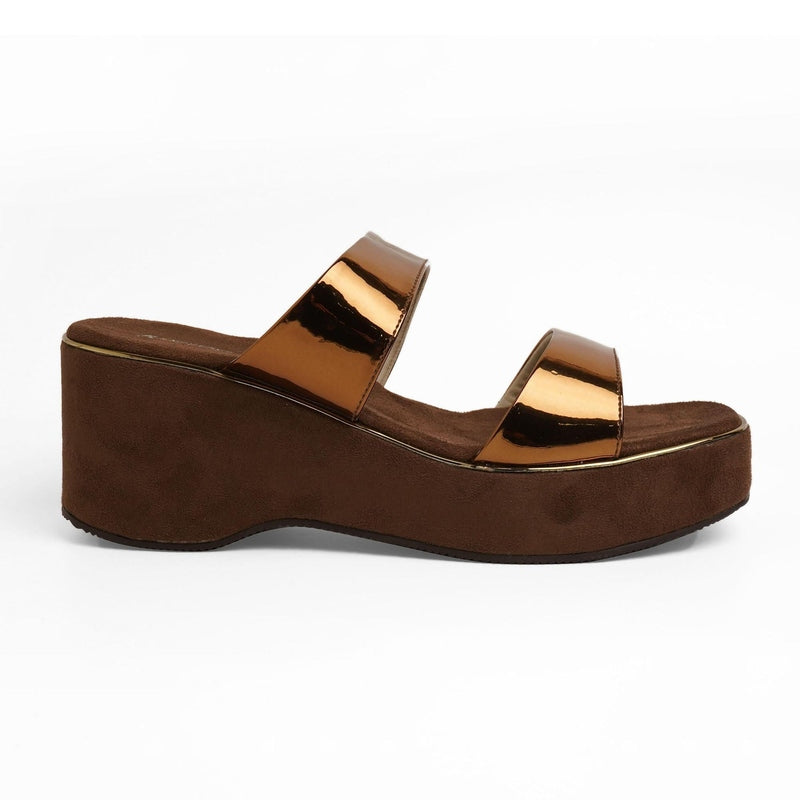 Serene - Bronz Wedges