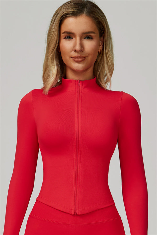 The Empower Jacket Sports Bra Shorts 3-Piece Set