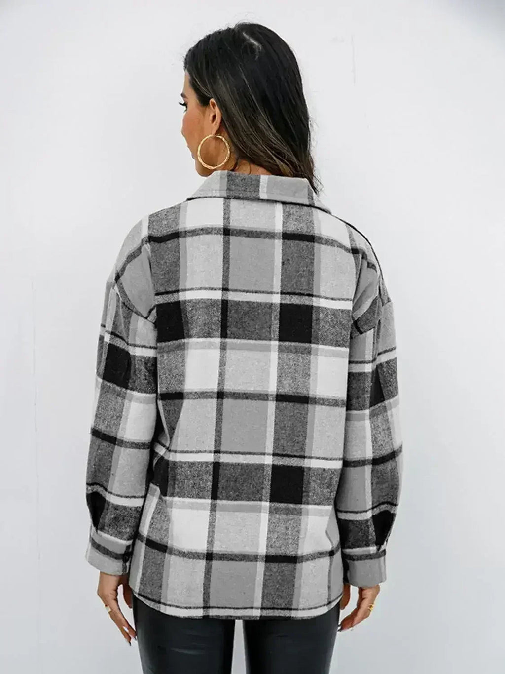 Pumpkin Spice Button-Down Jacket