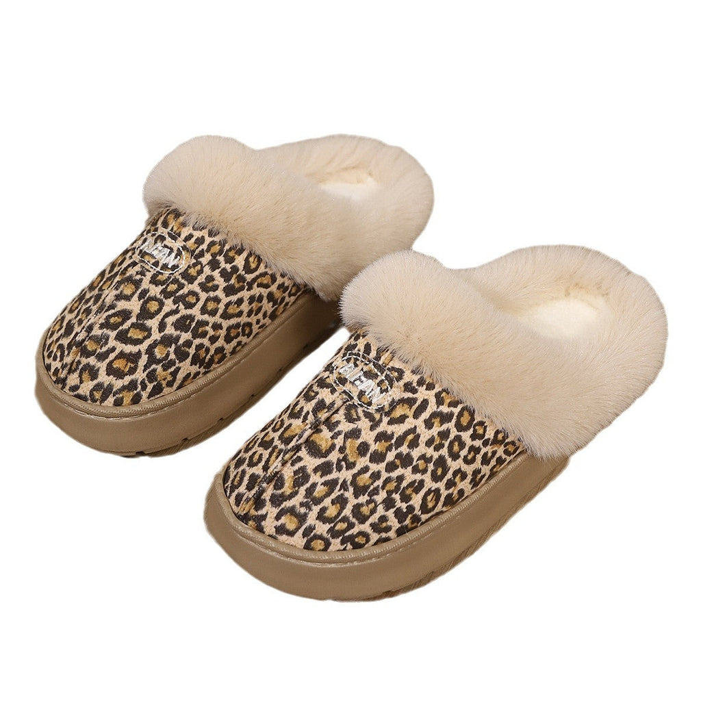 Women Fur Slippers Winter Warm Shoes Suede Plush House Indoor Outdoor Men Couples Cotton Cozy Comfy Faux Fur Slip-On Women House Shoes Memory Foam Suede Fluffy Comfort Plush Anti-Slip Slippers