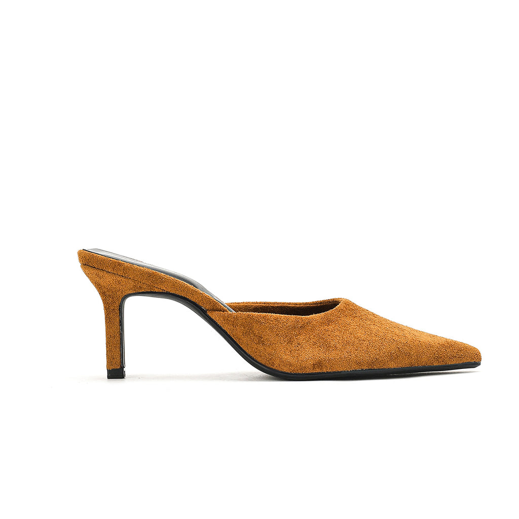 Leeni- Velvet Mules