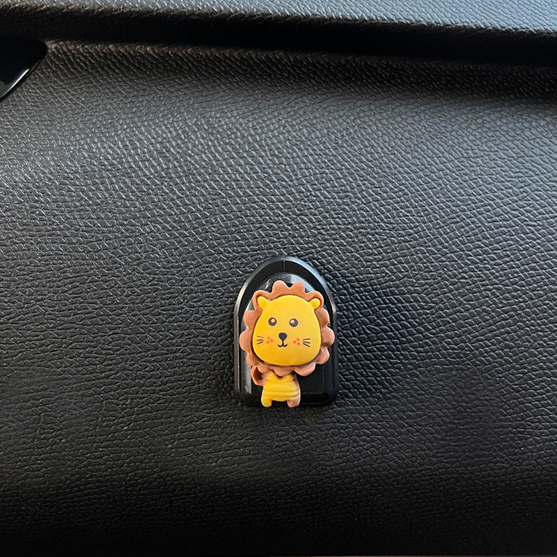 2 Pcs Simple Car Small Hooks Cartoon Decorative Cute Car Dashboard Hook Mini Hanger for Mask Heart Adhesive Hook for Hat Coat Towel Wall Hanging Multi Vehicle Sticky Hooks Durable Holder Automobile Styling Interior Organizer Ornaments Hook