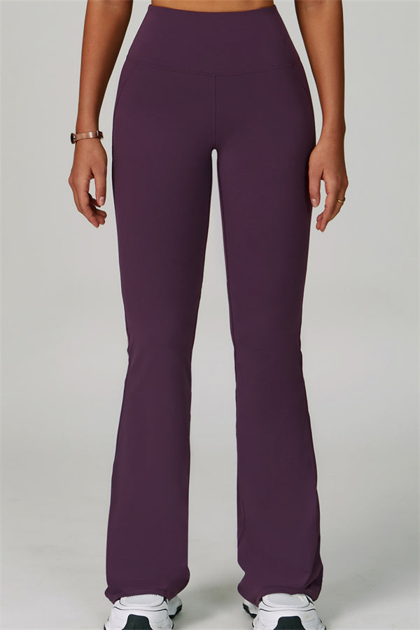 The Bold Cross Back Sports Bra Flared Leggings 2-Piece Set