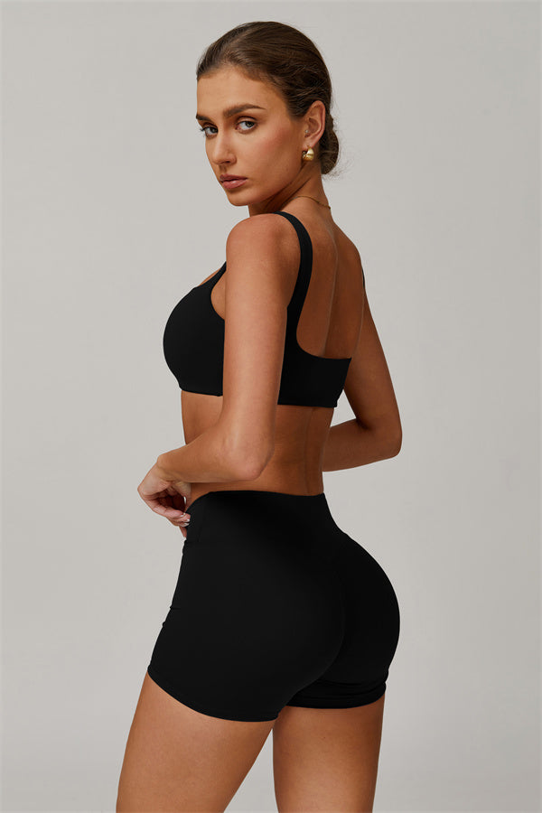 The Halo Sports Bra Shorts 2-Piece Set
