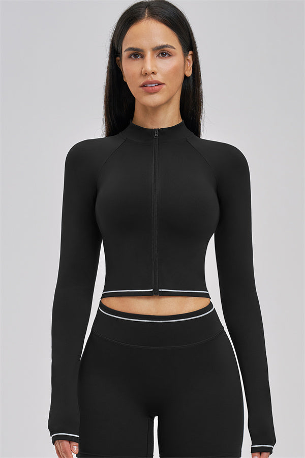 The Unbound Jacket Sports Bra Shorts 3-Piece Set