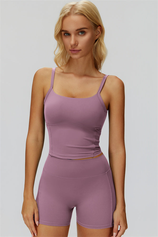 The Fyra Crop Tank Shorts 2-Piece Set