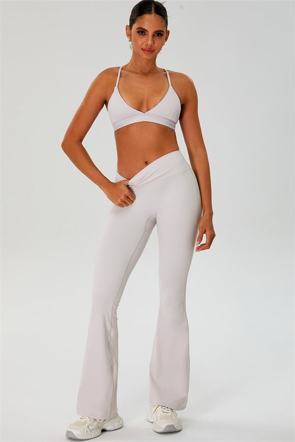 The Ember Sports Bra Flared Leggings 2-Piece Set