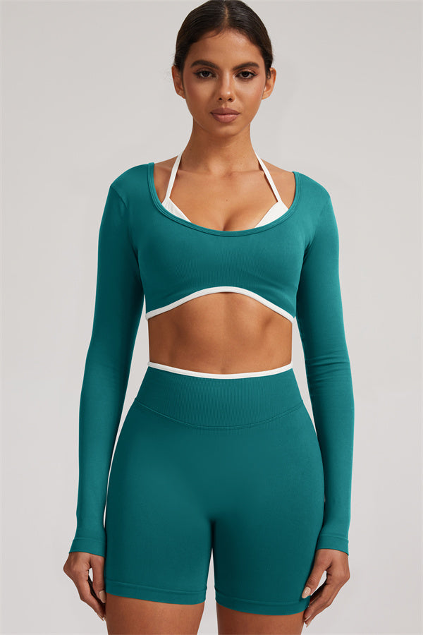 The Elevate Long Sleeve Crop top