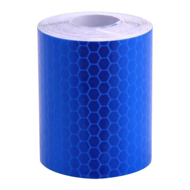 5cm*100cm Car Reflective Tape Safety Warning Car Decoration Waterproof White Silver Red Reflective Tape Sticker Reflector Protective Tape Strip Film Auto Motorcycle Sticker Reflective Tape for Trailer Car Truck Reflectors