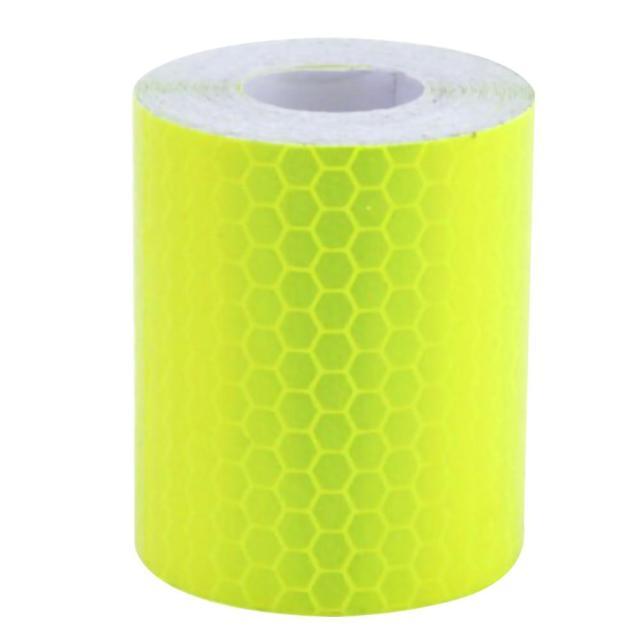 5cm*100cm Car Reflective Tape Safety Warning Car Decoration Waterproof White Silver Red Reflective Tape Sticker Reflector Protective Tape Strip Film Auto Motorcycle Sticker Reflective Tape for Trailer Car Truck Reflectors