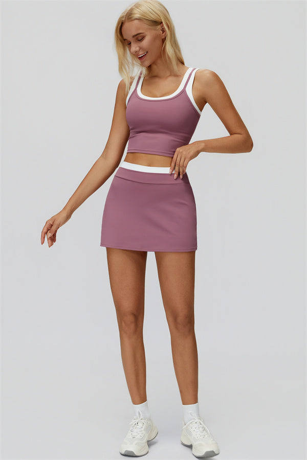 The Canyon Crop Tank Skirt 2-Piece Set
