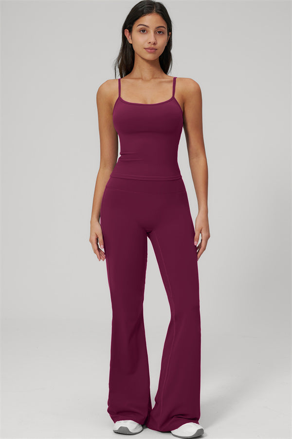 The Rapture Tank Top Flared Leggings 2-Piece Set