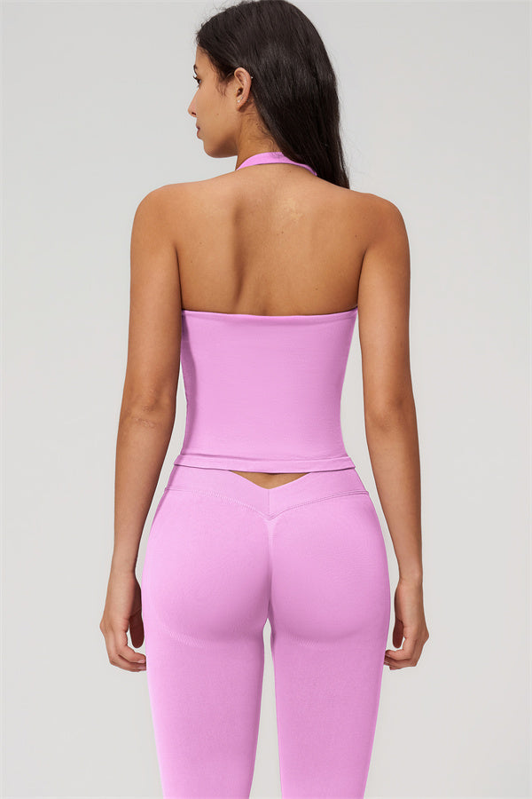 The Empower Halter Crop Top
