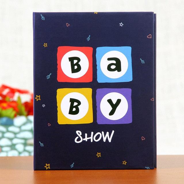 5inch 13.5*9.5cm Photo Album Cartoon Cute Picture Storage Frame 100 Sheets Interleaf Type Memo Scrapbook Paper Baby Family Scrapbook Albums  Creative Children Memory DIY Book Gift