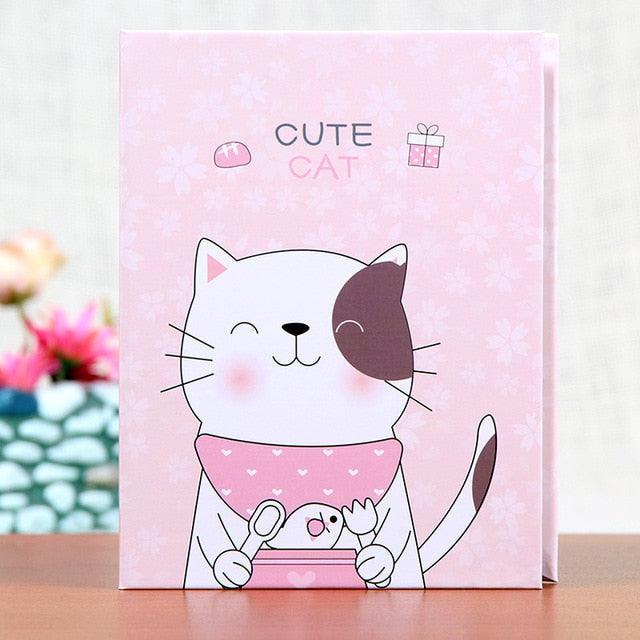 5inch 13.5*9.5cm Photo Album Cartoon Cute Picture Storage Frame 100 Sheets Interleaf Type Memo Scrapbook Paper Baby Family Scrapbook Albums  Creative Children Memory DIY Book Gift