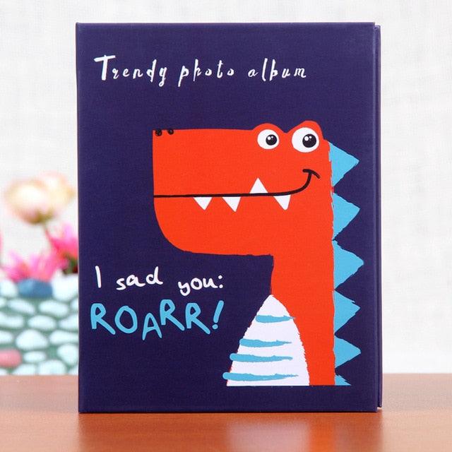 5inch 13.5*9.5cm Photo Album Cartoon Cute Picture Storage Frame 100 Sheets Interleaf Type Memo Scrapbook Paper Baby Family Scrapbook Albums  Creative Children Memory DIY Book Gift