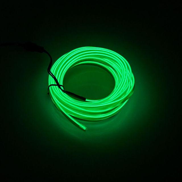 5m Car Interior Accessories Atmosphere Lamp EL Cold Light Line With USB Meters Car Interior Lighting Auto LED Strip Decorative Dashboard Console Wire Rope Auto Atmosphere Decorative Lamp Flexible Neon Light Auto LED Ambient Lights Multicolor Ambient Light