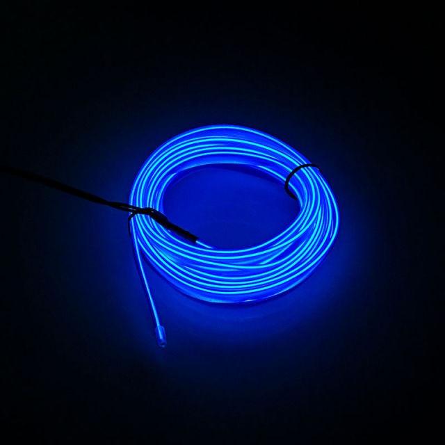 5m Car Interior Accessories Atmosphere Lamp EL Cold Light Line With USB Meters Car Interior Lighting Auto LED Strip Decorative Dashboard Console Wire Rope Auto Atmosphere Decorative Lamp Flexible Neon Light Auto LED Ambient Lights Multicolor Ambient Light