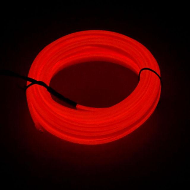 5m Car Interior Accessories Atmosphere Lamp EL Cold Light Line With USB Meters Car Interior Lighting Auto LED Strip Decorative Dashboard Console Wire Rope Auto Atmosphere Decorative Lamp Flexible Neon Light Auto LED Ambient Lights Multicolor Ambient Light