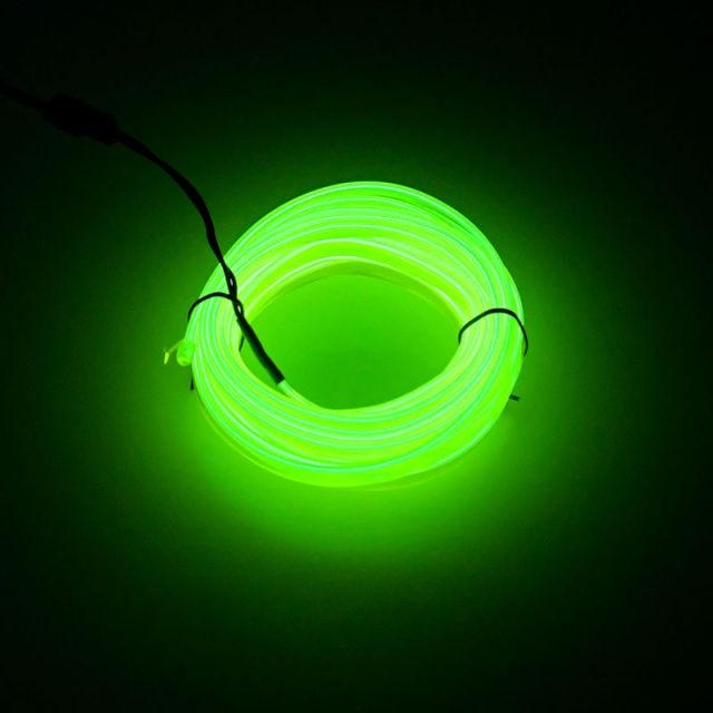 5m Car Interior Accessories Atmosphere Lamp EL Cold Light Line With USB Meters Car Interior Lighting Auto LED Strip Decorative Dashboard Console Wire Rope Auto Atmosphere Decorative Lamp Flexible Neon Light Auto LED Ambient Lights Multicolor Ambient Light