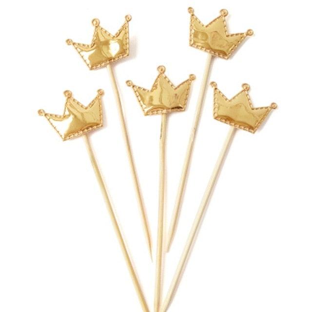 5PCs Love Happy Birthday Cake Toppers Heart Stars And Crown Stars In Various Shapes And Colors Acrylic Cake Topper Happy Birthday Cake Topper Cake Decoration Crown Stars Cupcake Topper Flags For Wedding Kids Birthday Party Supplies Cake Decoration