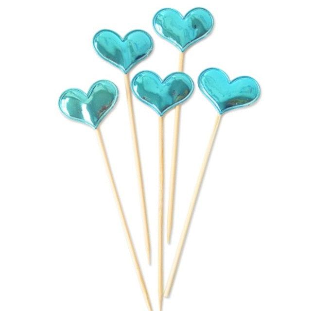 5PCs Love Happy Birthday Cake Toppers Heart Stars And Crown Stars In Various Shapes And Colors Acrylic Cake Topper Happy Birthday Cake Topper Cake Decoration Crown Stars Cupcake Topper Flags For Wedding Kids Birthday Party Supplies Cake Decoration