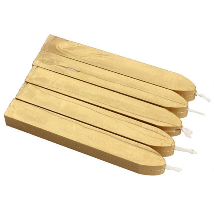 5pcs/set Wax Stick Vintage Engraving Design Colorful Candle Sealing Wax Sticks Seal Wax Sticks With Wicks Multi-Color Seal Wax for Wax Seal Stamp Square Style Sealing Wax With Wick Creative Fire Paint Sealing Wax
