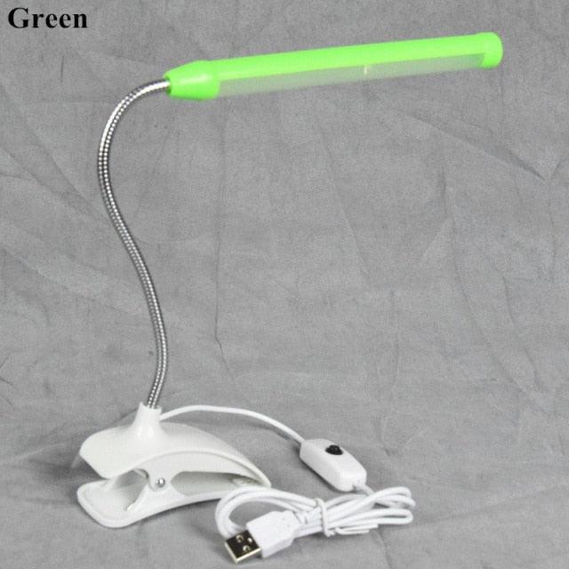 5V USB Led Desk Lamp With Clip Flexible Table Lamp 13Leds For Bedside Book Reading Study Office Work Children Night Light Decorative Table Lamp Cute Study Lamps for Bedroom Décor