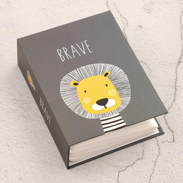 6 Inch Photo Album 100 Pockets Picture Storage Scrapbooking Sticker Case Cartoon Photo Album Book Frame for Children Gift House Decoration DIY Memorable Gifts For Loved Ones