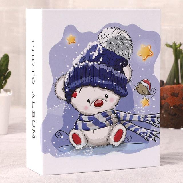6 Inch Photo Album 100 Pockets Picture Storage Scrapbooking Sticker Case Cartoon Photo Album Book Frame for Children Gift House Decoration DIY Memorable Gifts For Loved Ones