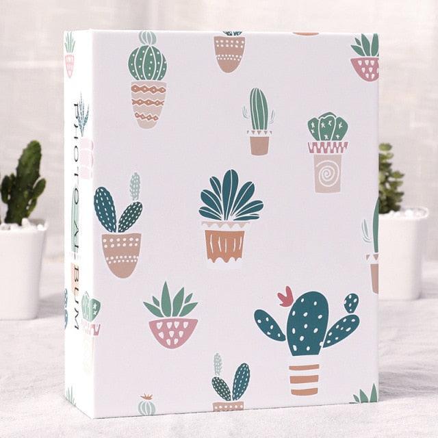 6 Inch Photo Album 100 Pockets Picture Storage Scrapbooking Sticker Case Cartoon Photo Album Book Frame for Children Gift House Decoration DIY Memorable Gifts For Loved Ones